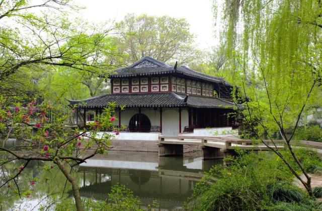 古代城池内外的绿化(街路艺术)，寺庙里的绿色景观